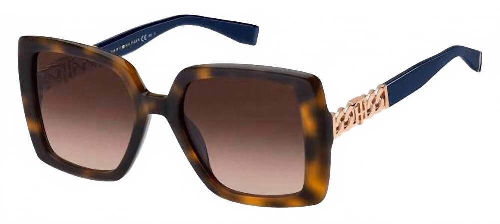 NEW TOMMY HILFIGER women's 1894/s sunglasses in havana brown